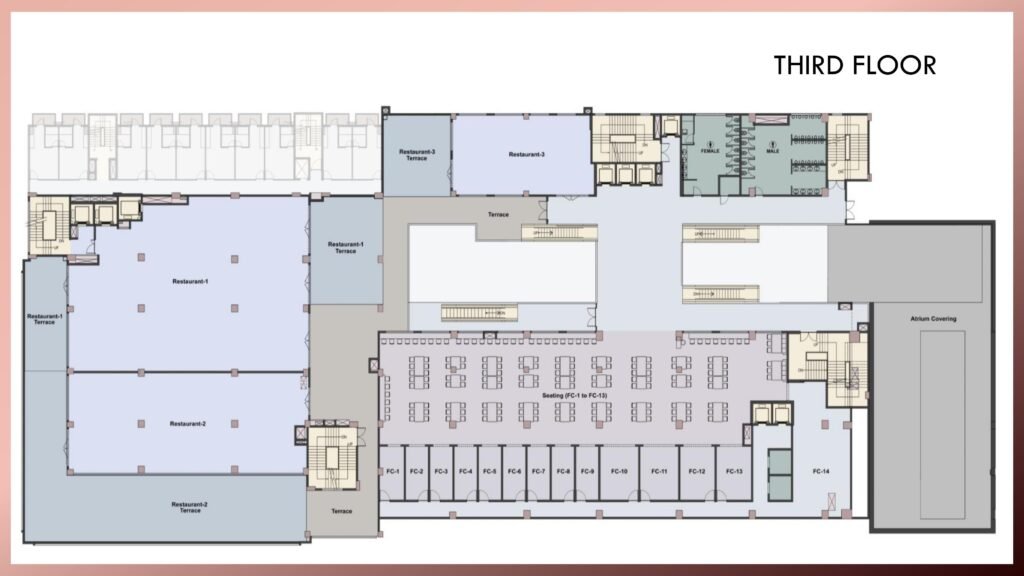 FLOOR PLAN OF  SILVERGLADES HIGHTOWN